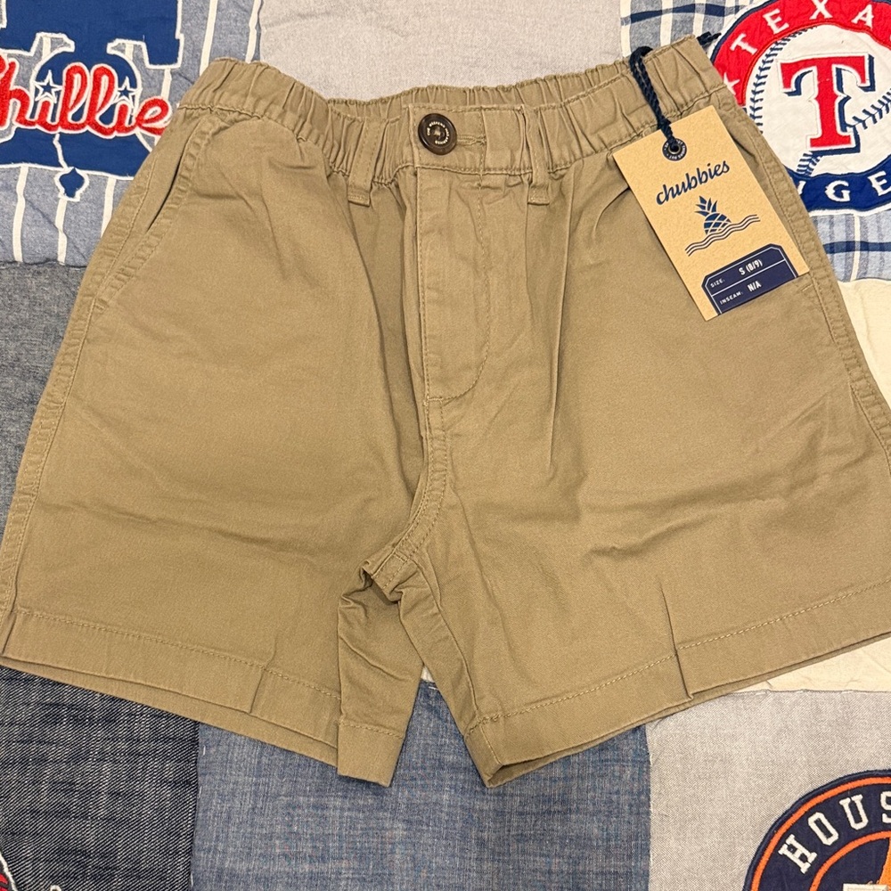 chubbies dark Khaki Flat-Front boys Shorts